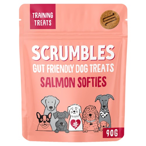 Scrumbles Softies Salmon Dog Treats
