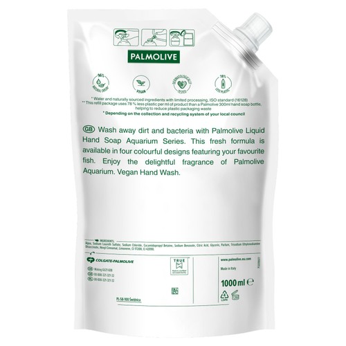 Palmolive Aquarium Vegan Handwash Soap Refill