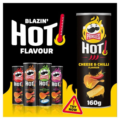 Pringles Hot Cheese & Chilli Sharing Crisps