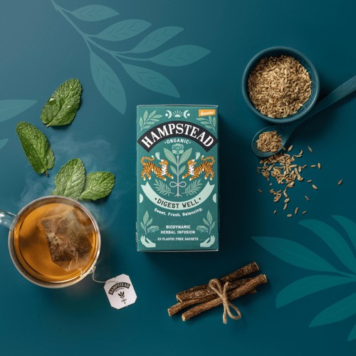 Hampstead Tea Digest Well tea bags 20's