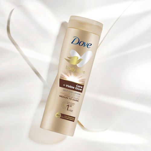 Dove Visible Glow Medium to Dark self tan lotion