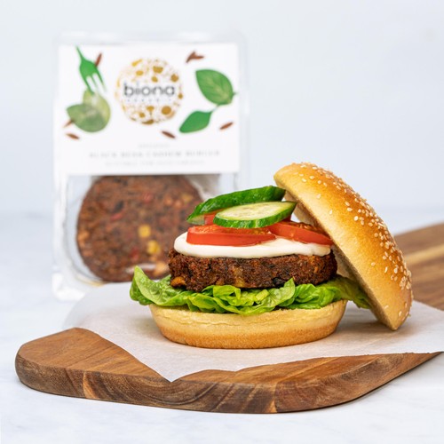 Biona Organic Black Bean Cashew Nut Burgers