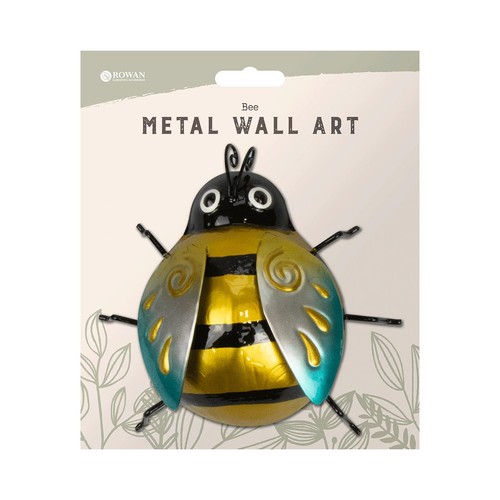 Rowan Metallic Bee Metal Wall Decoration