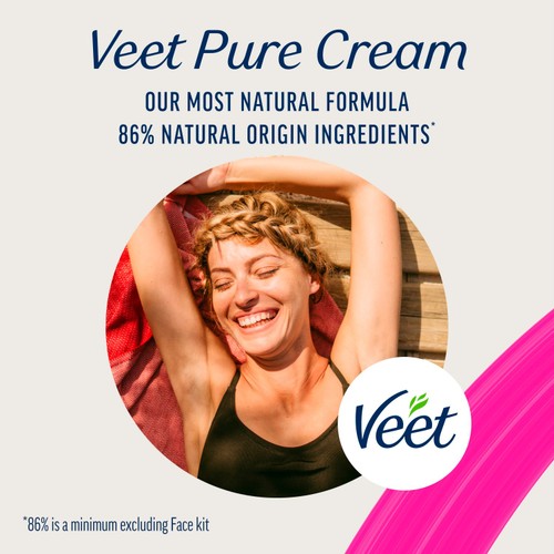 Veet Pure Hair Removal Kit Face Sensitive Skin