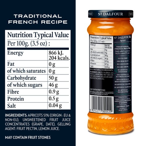 St Dalfour Thick Apricot Fruit Spread