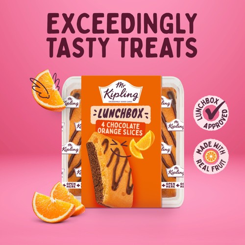 Mr Kipling Choc Orange Lunchbox Slices 