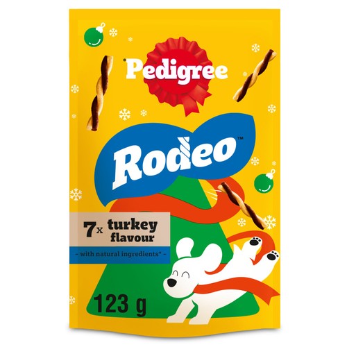 Pedigree Christmas Rodeo Dog Treats with Turkey