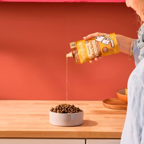 Forthglade Bone Broth Topper for Dogs, Hearty Chicken