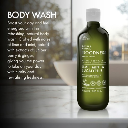 Baylis & Harding Goodness Awaken Lime, Mint & Eucalyptus Body Wash