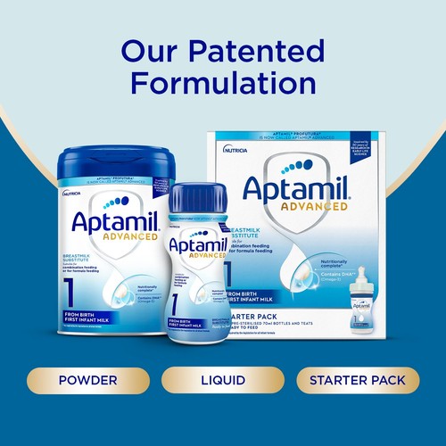 Aptamil Advanced First Infant Baby Milk Formula Liquid from Birth