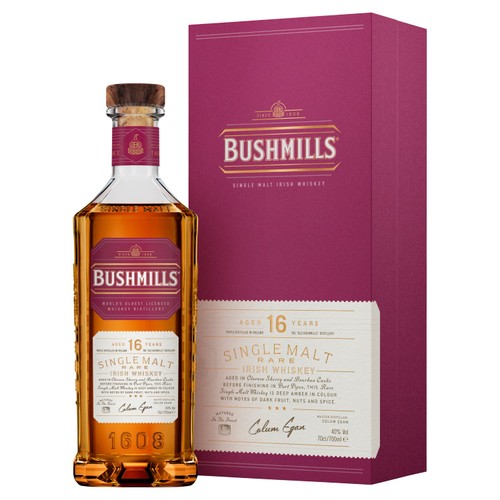 Bushmills 16 Year Old Single Malt Irish Whiskey - Triple Distilled
