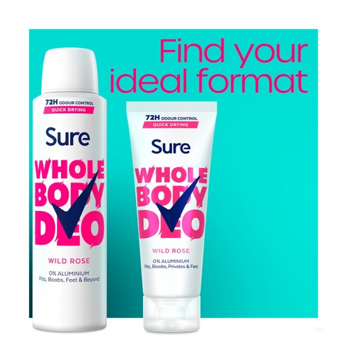 Sure Women Whole Body Wild Rose Deodorant