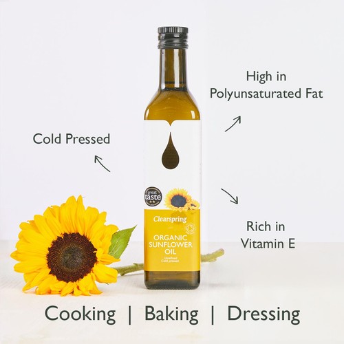 Clearspring Organic Cold Pressed Sunflower Oil