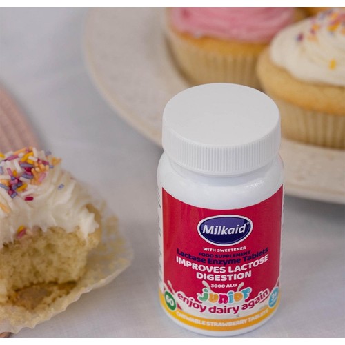 Milkaid Junior Lactase Digestion Tablets