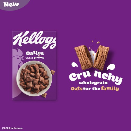 Kellogg's Oaties Chocolate Breakfast Cereal