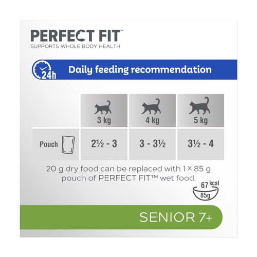 Perfect Fit Senior Cat Food Pouches Mixed