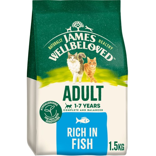 James Wellbeloved Adult Dry Cat Food Fish