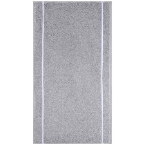 M&S X Kelly Hoppen, Baretta Stitch Towel, Hand Towel, Grey/White