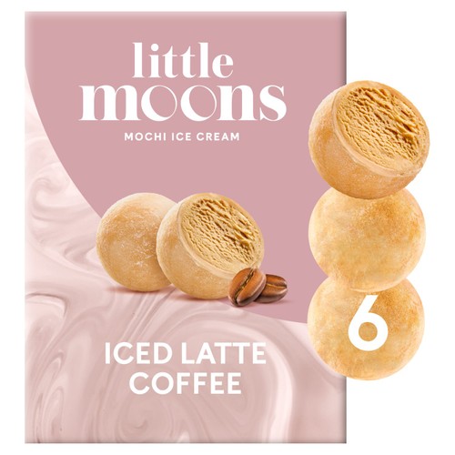 Little Moons Iced Latte Coffee Mochi Ice Cream 