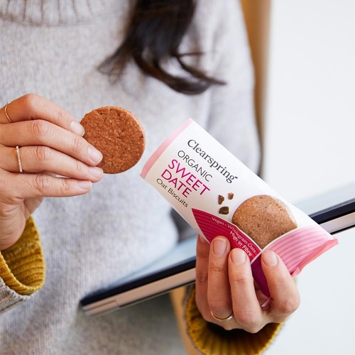 Clearspring Organic Oat Biscuits Sweet Date