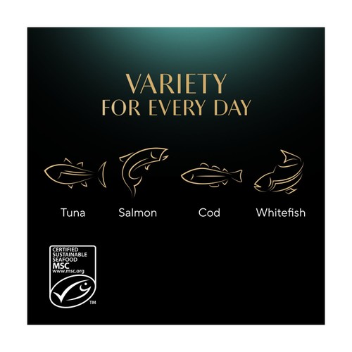 Sheba Adult Wet Cat Pouches Natures Collection MSC Fish in Gravy
