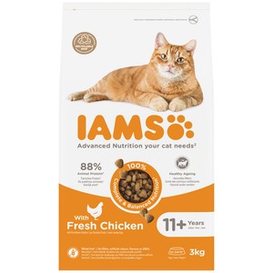 Senior 11+ Chicken Dry Cat Food 2.8kg