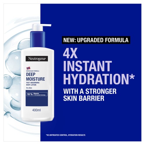 Neutrogena Deep Moisture Fast Absorbing Body Lotion