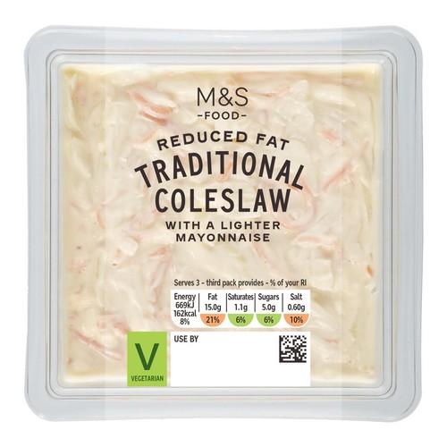 M&S Reduced Fat Traditional Coleslaw