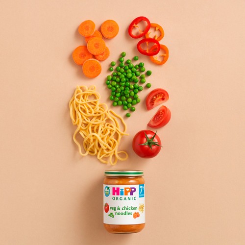 HiPP Organic Veg & Chicken Noodles Baby Food Jar 7+ Months