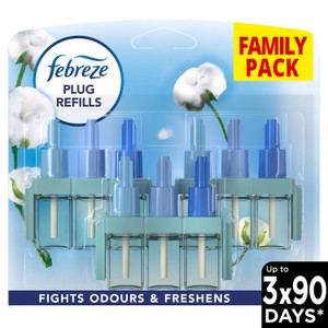 Febreze 3Volution Air Freshener Triple Plug In Refill Cotton Fresh