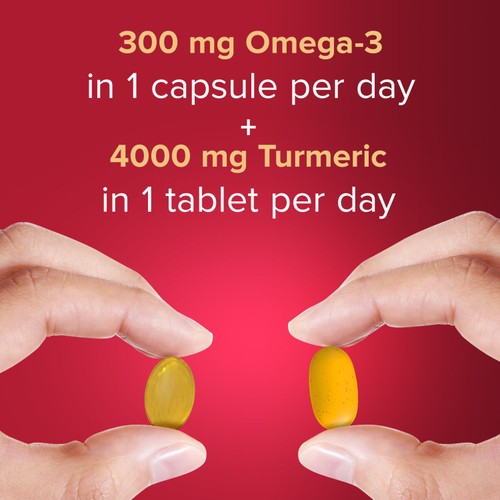 Seven Seas Omega-3 Fish Oil & Turmeric with Vitamin D 30 Day Duo Pack