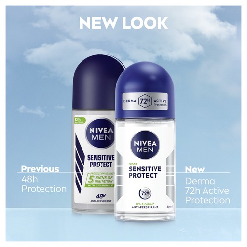 NIVEA MEN Sensitive Protect Anti-Perspirant Deodorant Roll-On 