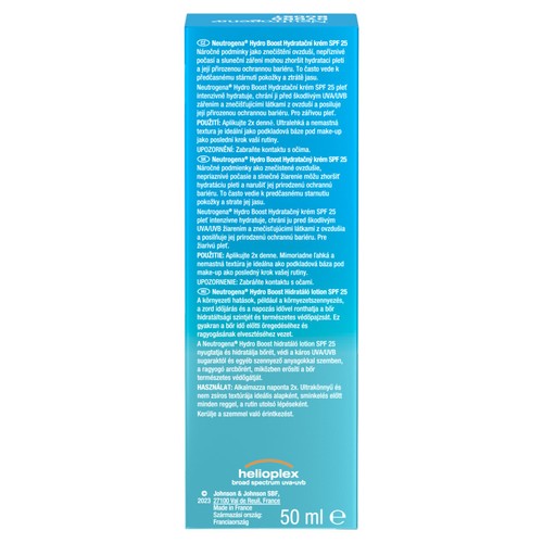 Neutrogena Hydro Boost Hydrating Lotion SPF 25 