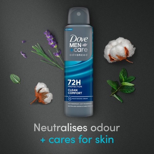 Dove Men+Care Advanced Antiperspirant Deodorant Clean Comfort