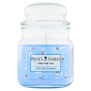 Price's Candles Time For You Clean Cotton Medium Jar Candle