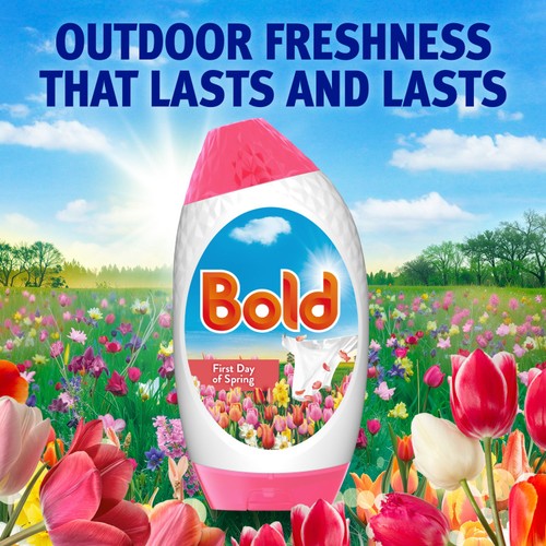 Bold 2In1 Washing Liquid Gel Pink Blossom 40 Washes