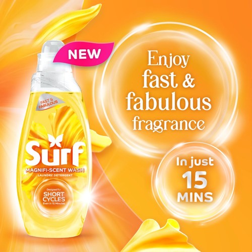 Surf Quick Wash Sunshine Blossom Laundry Detergent 31 Washes