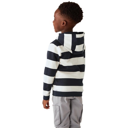 M&S Boys Pure Cotton Striped Hoodie, 5-6 Years