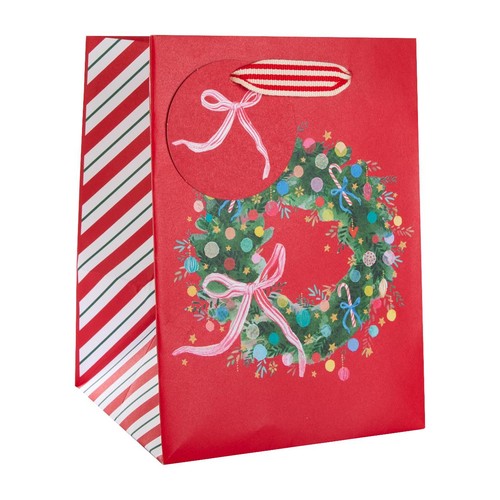 M&S Traditional Wreath Candle Gift Bag