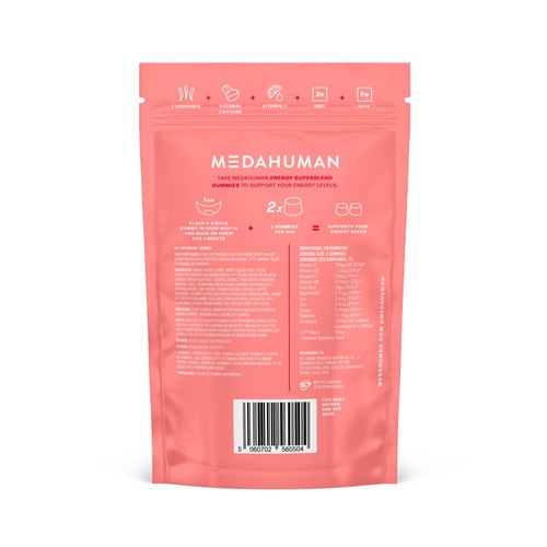 Medahuman Energy Superblend Gummies