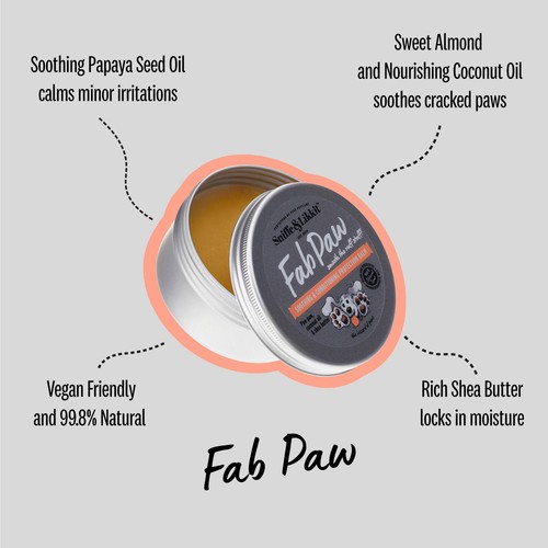 Sniffe & Likkit Fab Paw Soothing & Conditioning Protection Balm for Dogs