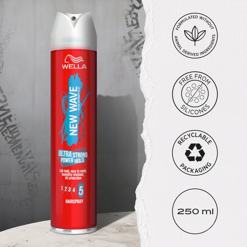 Wella Shockwaves Ultra Strong Power Hold Hairspray