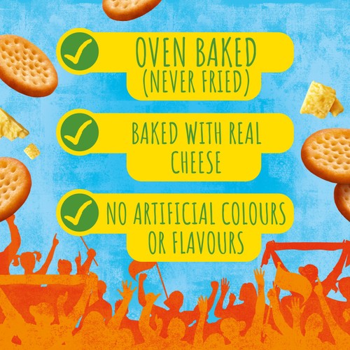 Jacob's Mini Cheddars Original Cheese Baked Snacks Tub