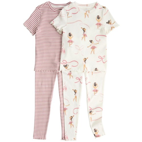 M&S Ballerina PJs, 2-3 Y, Pink Mix