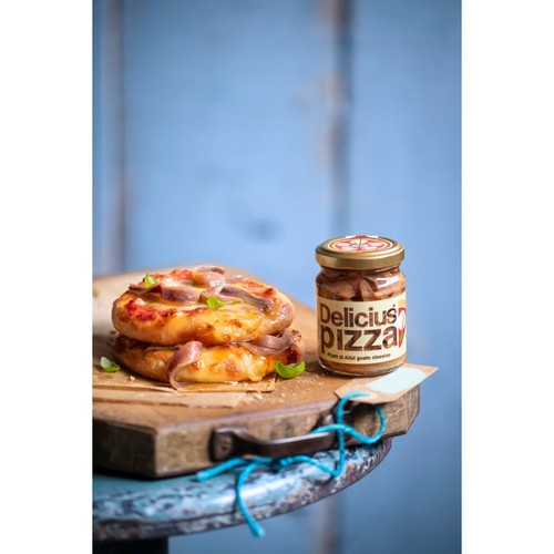 Delicius PIZZA - Anchovy Fillets in Sunflower Oil MSC