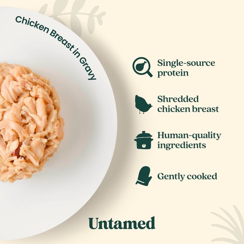 Untamed Chicken Selection Box in Gravy Cat Food