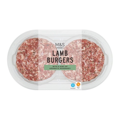 M&S Grill 2 Lamb Burgers