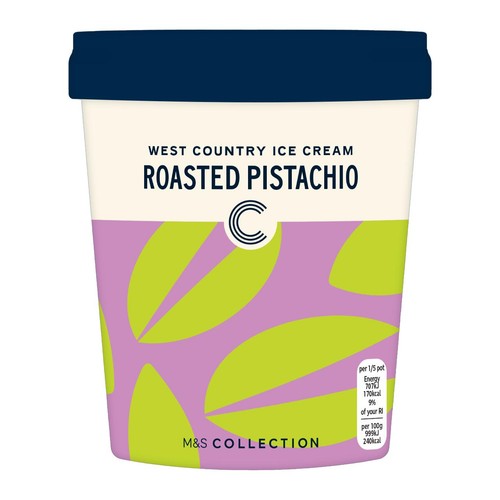 M&S Collection Pistachio Luxury Ice Cream