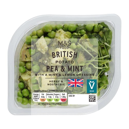 M&S British Potato, Pea and Mint Salad