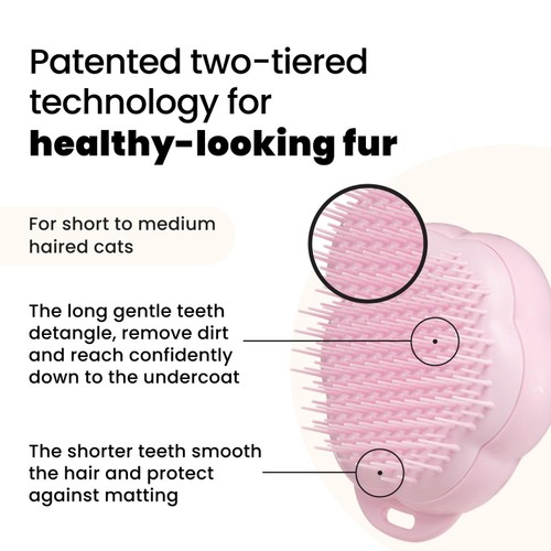 Pet Teezer Cat Brush Pink
